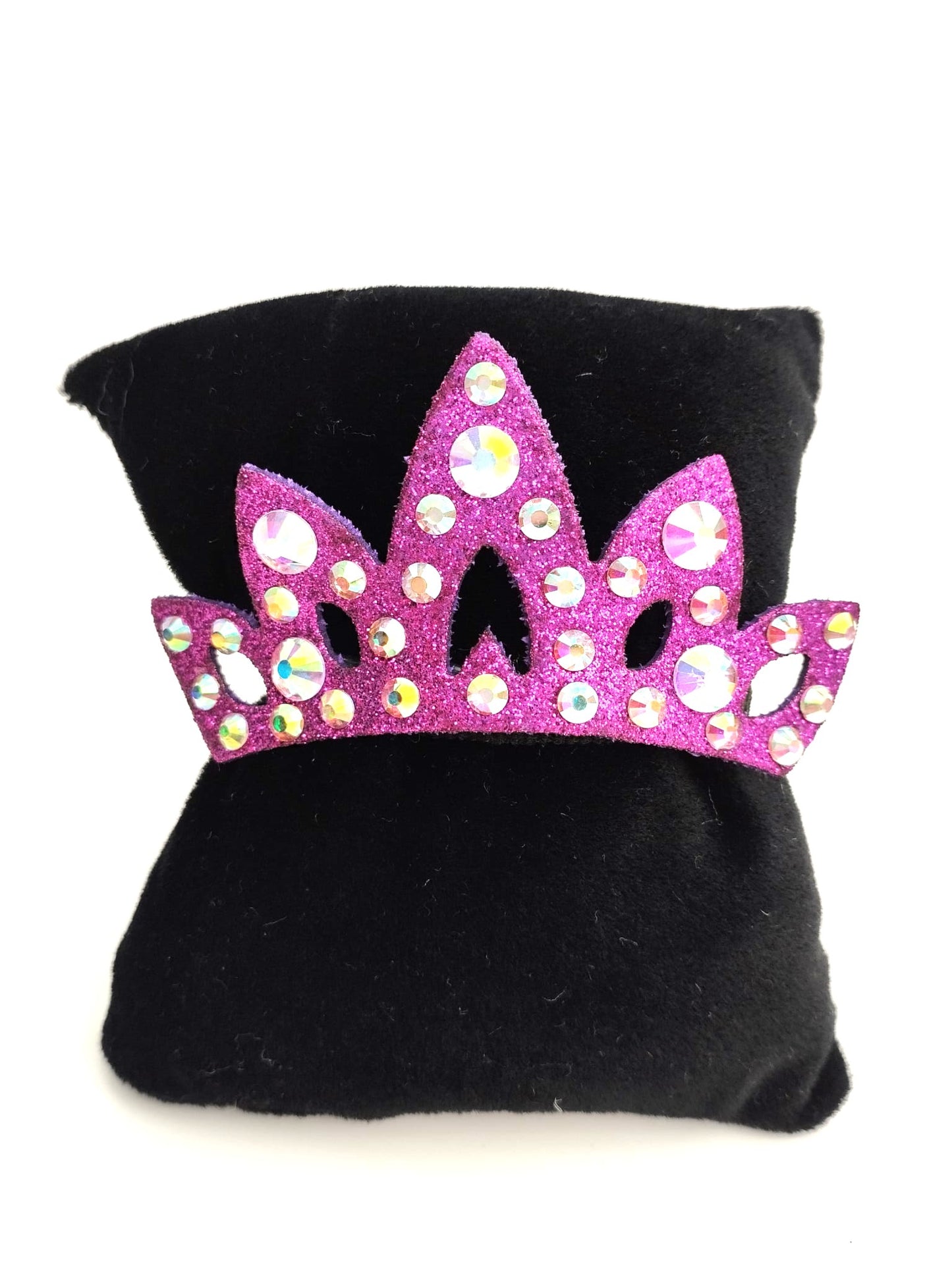Corona de adorno para pelo Morada