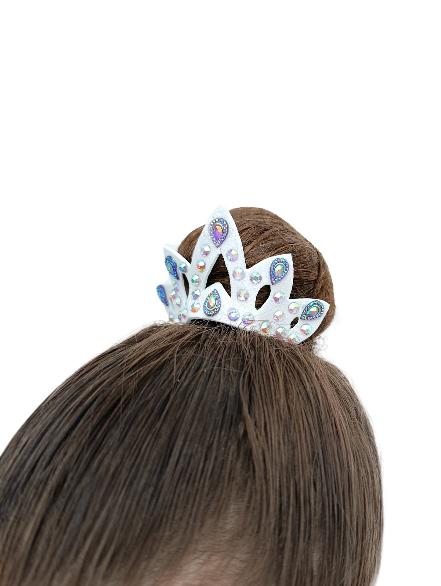 Corona de adorno para pelo Blanco y Azul