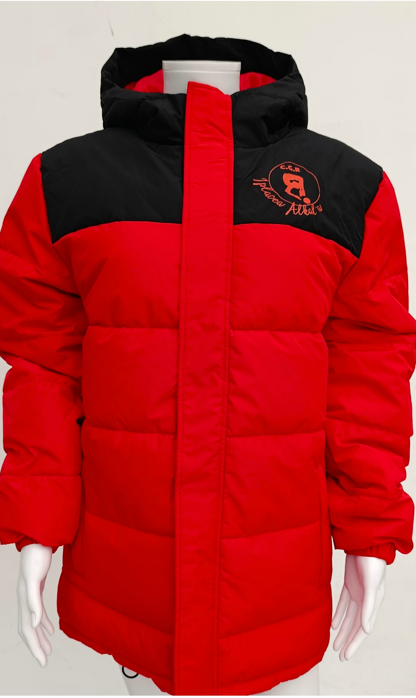 Abrigo Rojo y negro Club Rítmica lplacea Alkal´a