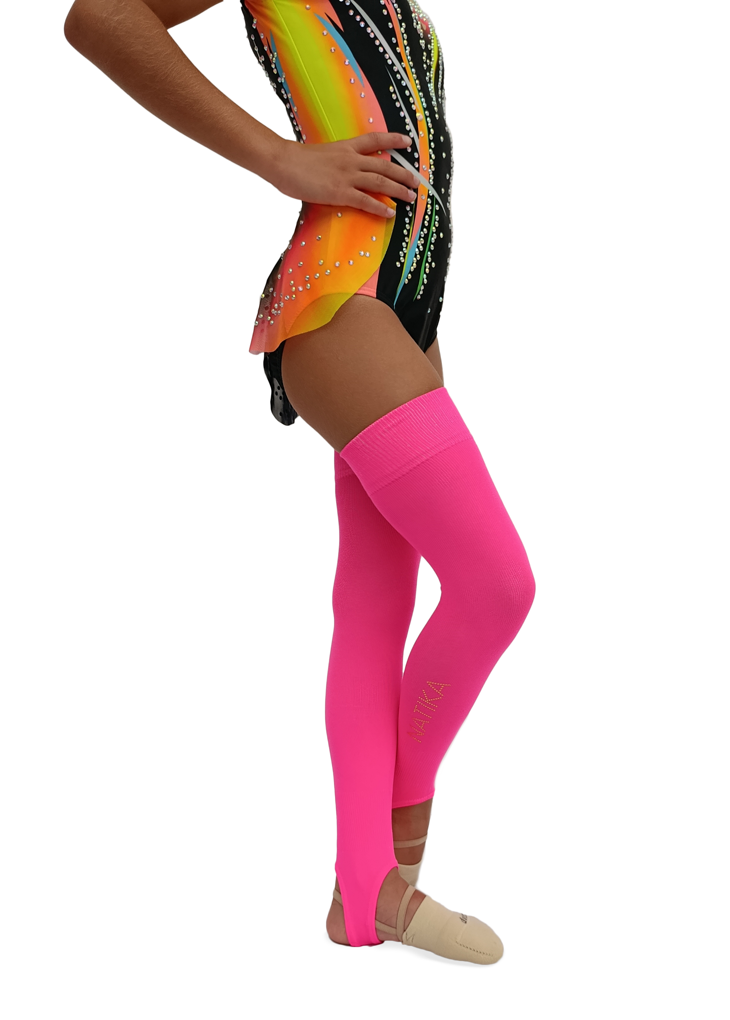 Calentador Rosa Flúor Natika Leotard