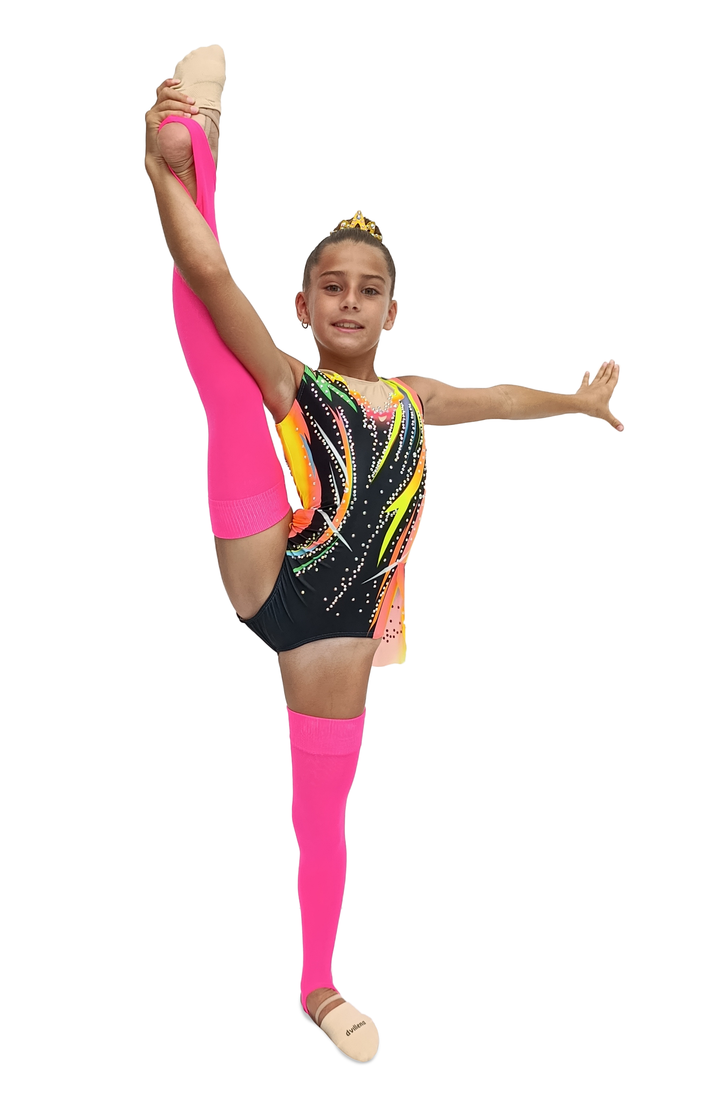 Calentador Rosa Flúor Natika Leotard