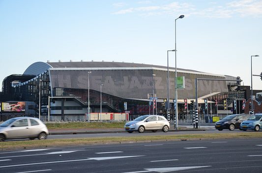 Exterior de Rotterdam Ahoy fotografiado en 2015; foto de archivo
