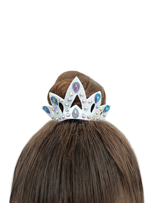 Corona de adorno para pelo Blanco y Azul